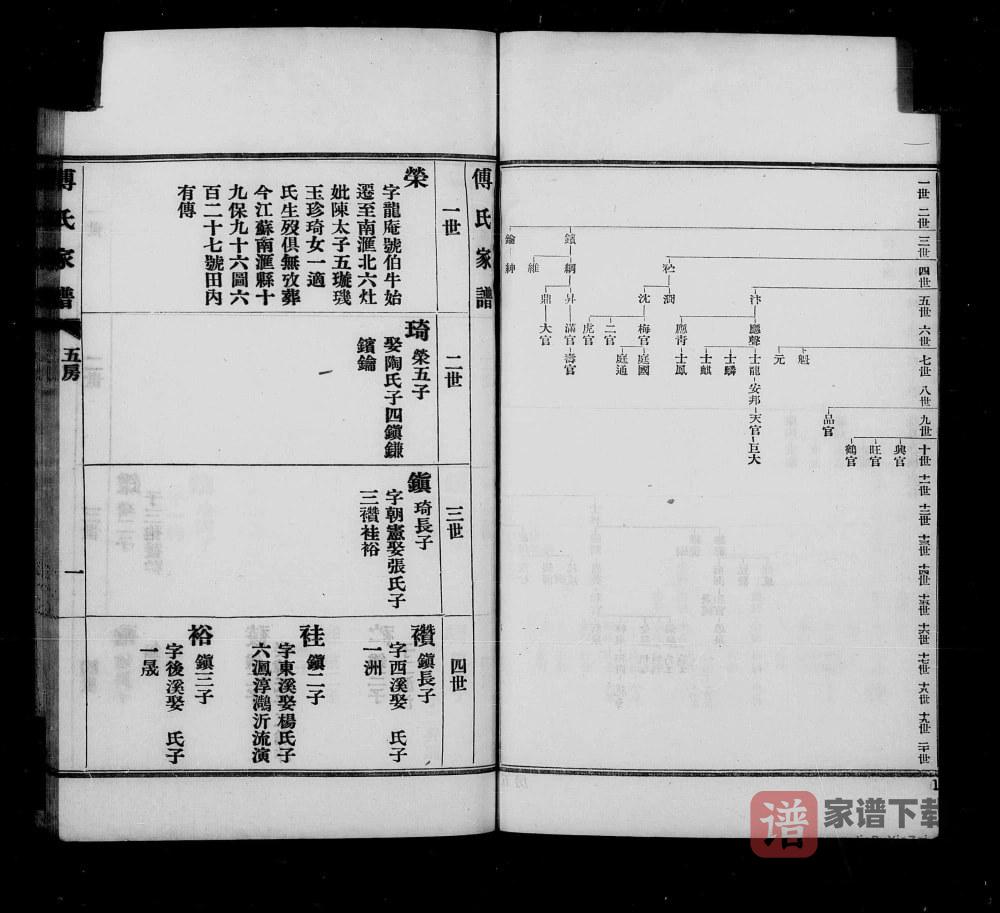 上海浦东六灶傅氏家谱PDF高清电子版下载