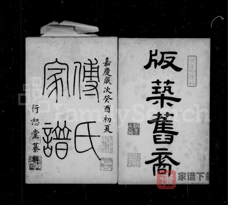山西太原阳曲县傅氏家谱(行恕堂)PDF高清电子版下载-家谱下载