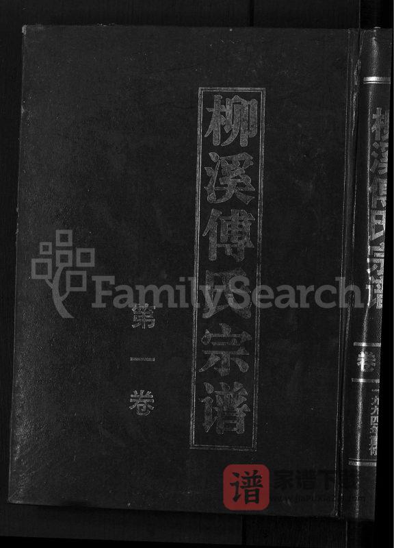 浙江金华浦江县浦阳柳溪傅氏宗谱PDF高清电子版下载-家谱下载
