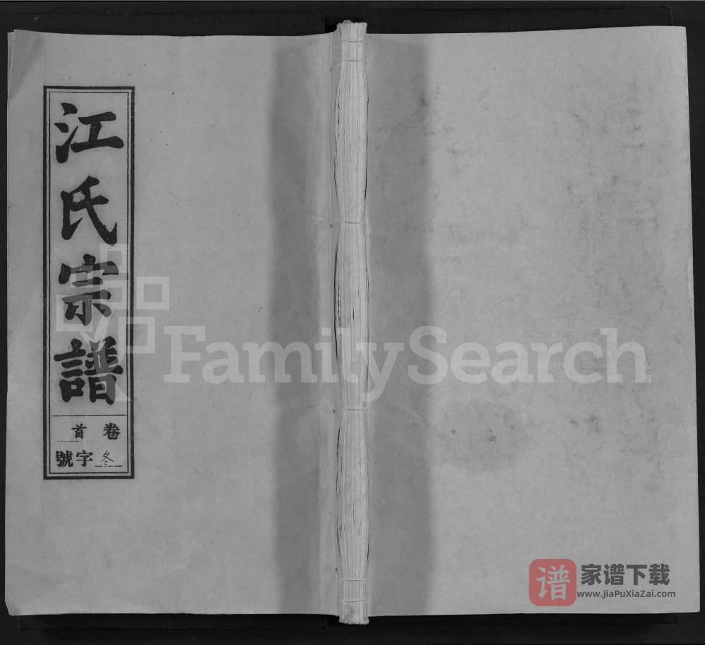 安徽安庆怀宁县江氏宗谱（友善堂）PDF高清电子版下载