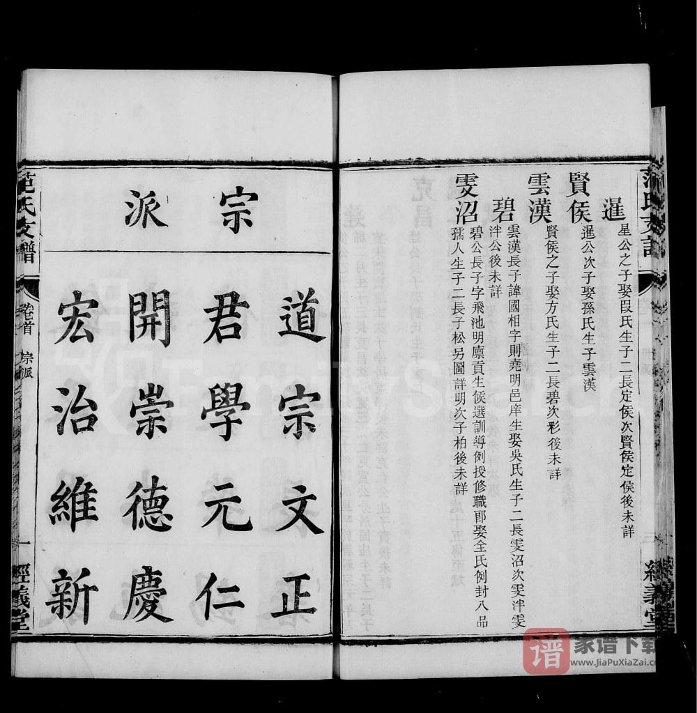 图片[2]-湖南岳阳华容范氏支谱（经义堂）PDF高清电子版下载-家谱下载