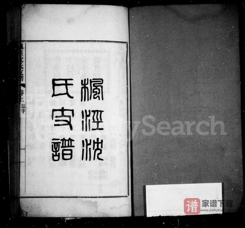 图片[2]-上海金山区枫泾沈氏支谱PDF高清电子版下载-家谱下载