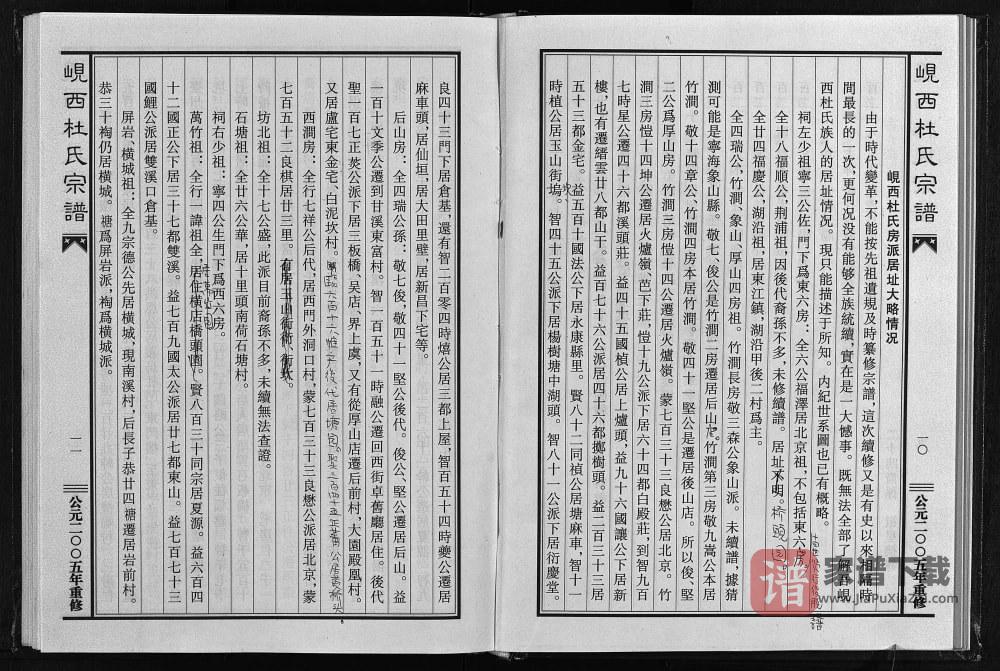 图片[2]-浙江东阳杜氏岘西竹涧三房宗谱PDF高清电子版下载-家谱下载