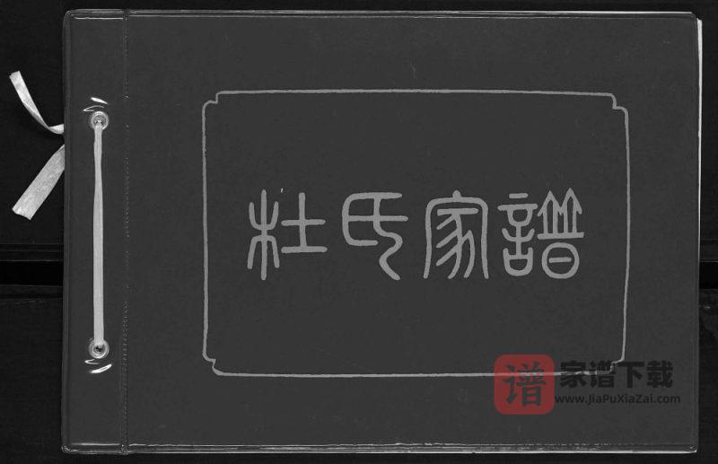 甘肃庆阳镇原县杜氏家谱PDF高清电子版下载-家谱下载