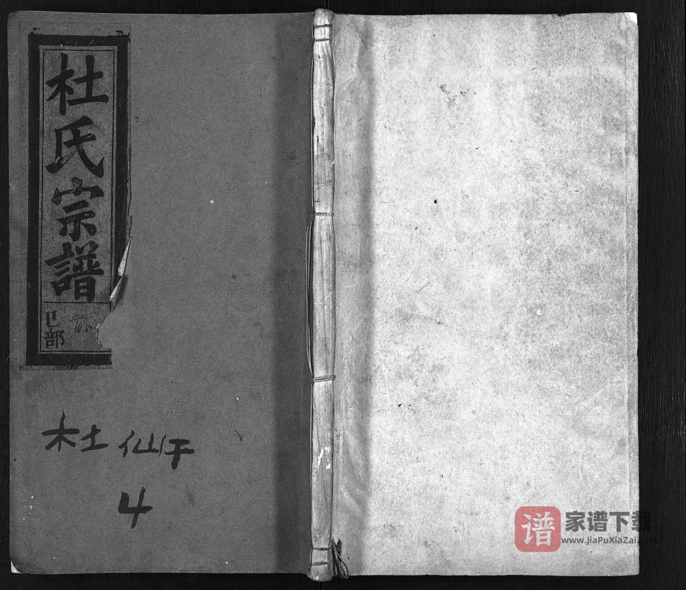 图片[1]-浙江丽水缙云湖川杜氏宗谱PDF高清电子版下载-家谱下载