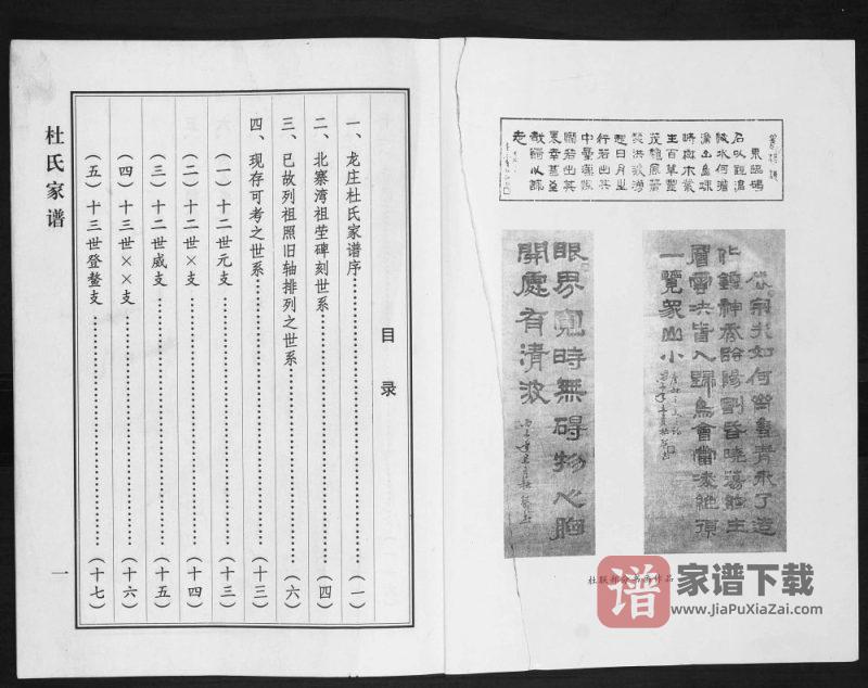 山西阳泉平定县尤庄杜氏家谱PDF高清电子版下载-家谱下载