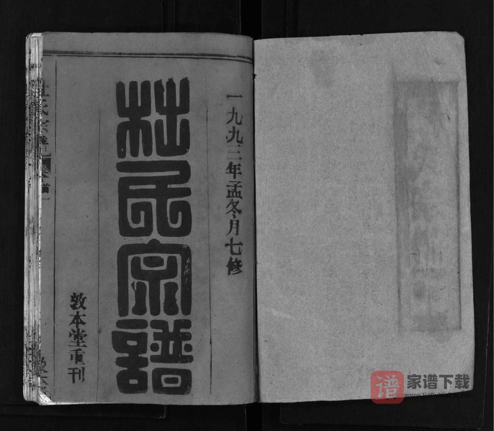 图片[2]-湖北黄冈杜氏宗谱（敦本堂）PDF高清电子版下载-家谱下载