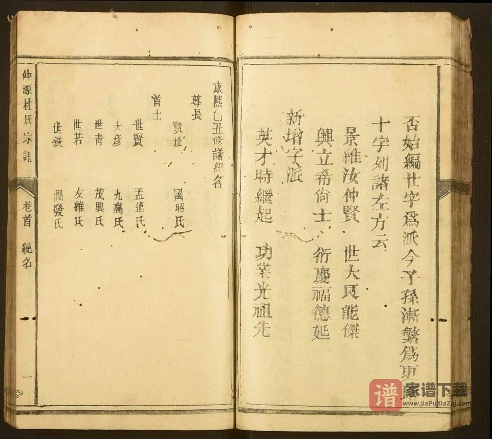 图片[2]-江西赣州大余县仲源杜氏宗谱PDF高清电子版下载-家谱下载