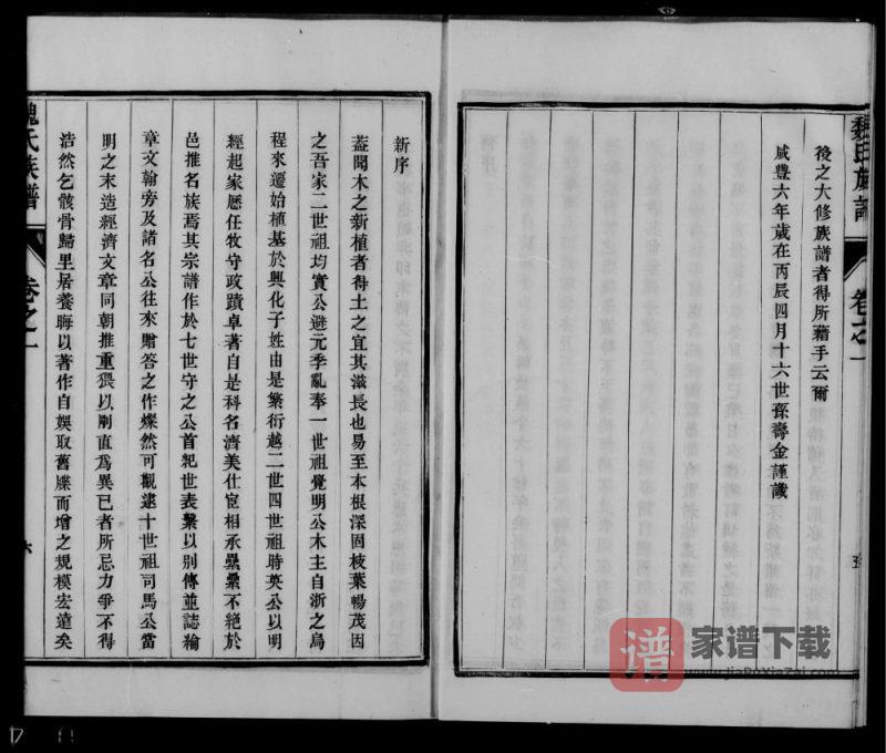 江苏兴化魏氏族谱PDF高清电子版下载-家谱下载