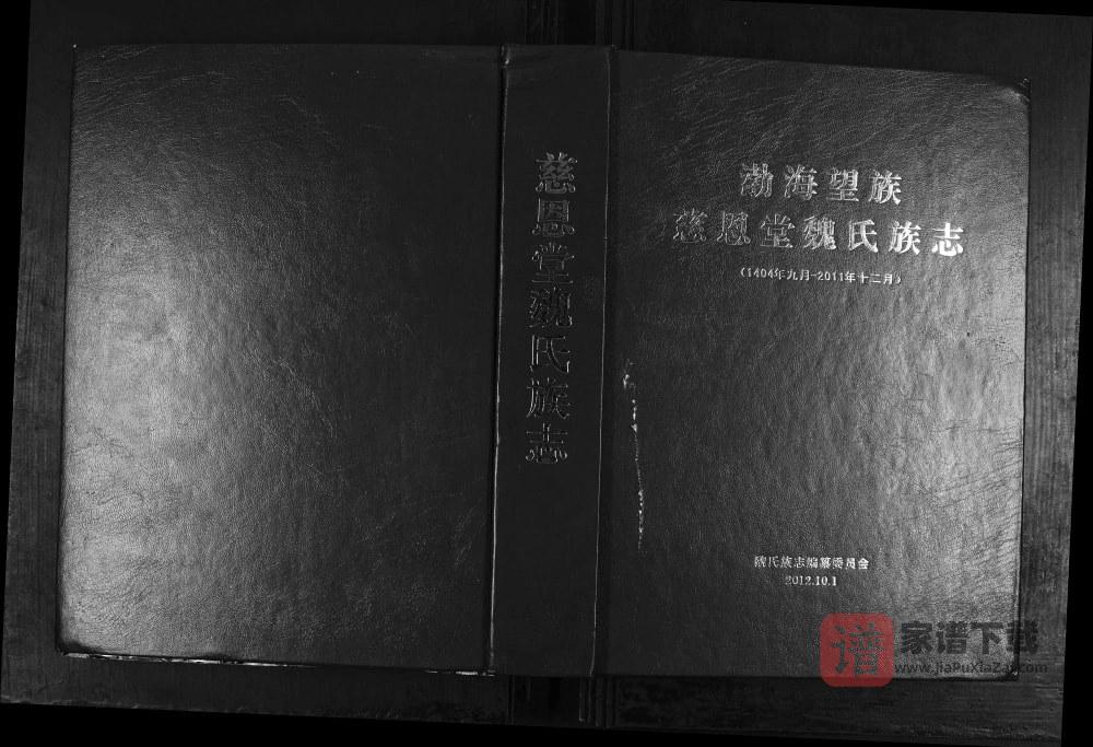 山东德州宁津魏氏族志（慈恩堂）PDF高清电子版下载