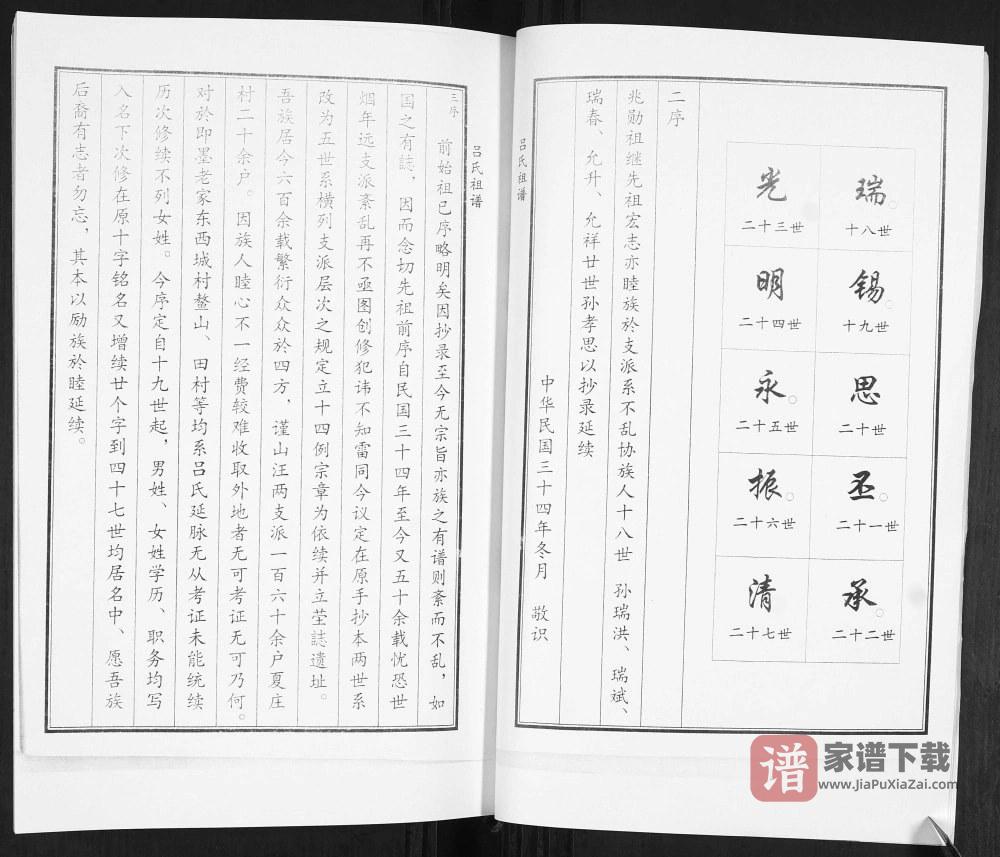 图片[2]-山东青岛即墨吕氏谱志PDF高清电子版下载-家谱下载
