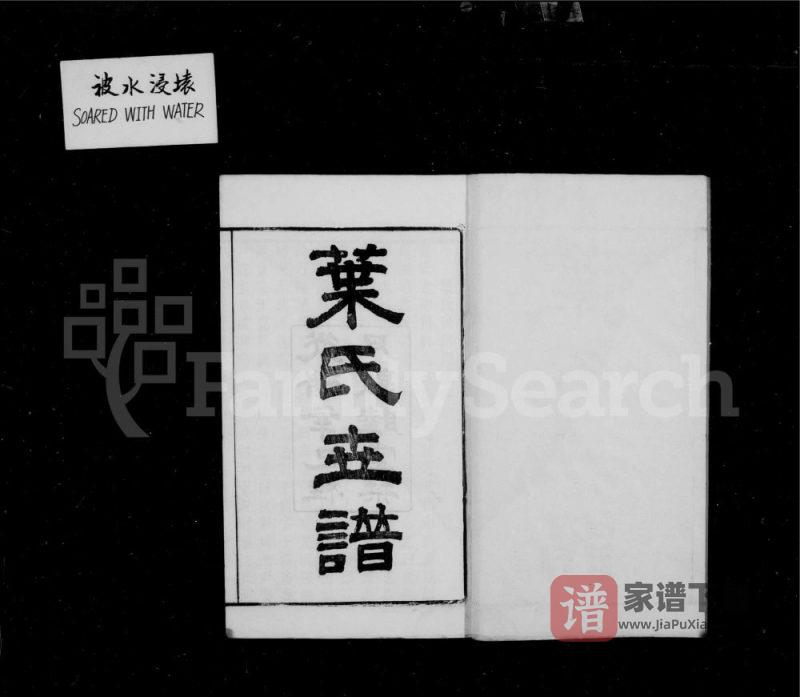 江苏苏州大湖头叶氏支谱(敦睦堂)PDF高清电子版下载-家谱下载