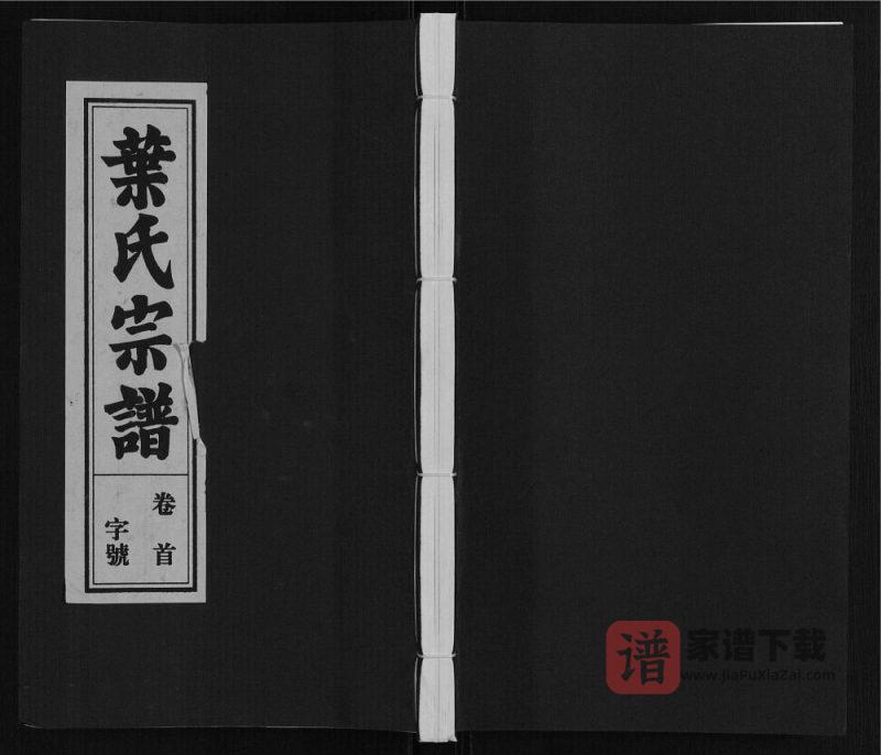 安徽安庆叶氏宗谱(余庆堂)PDF高清电子版下载-家谱下载