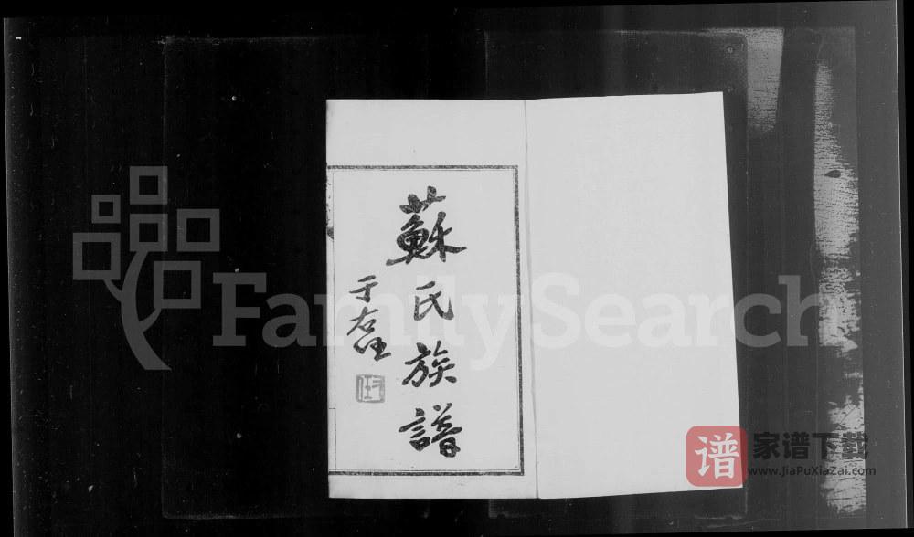图片[1]-山西忻州苏氏族谱PDF高清电子版下载-家谱下载