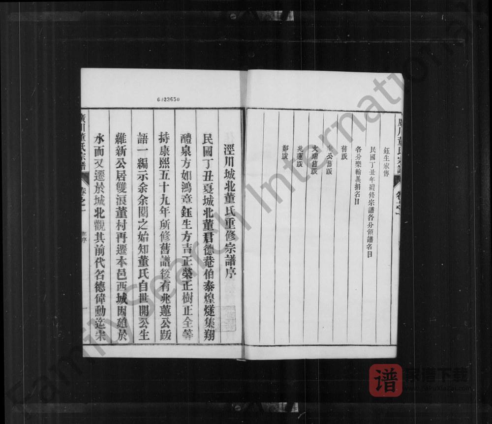 图片[2]-安徽宣城泾县广川董氏宗谱PDF高清电子版下载-家谱下载