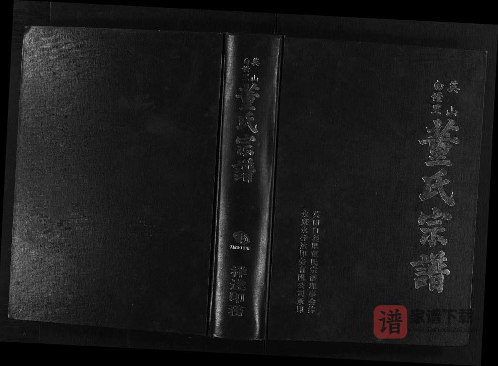 图片[1]-浙江永康英山白垤里董氏宗谱PDF高清电子版下载-家谱下载
