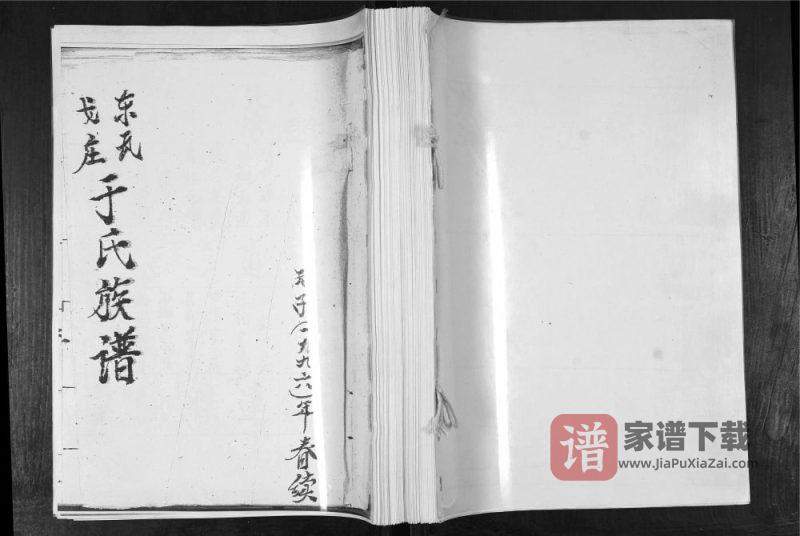 山东青岛即墨东瓦戈庄于氏族谱PDF高清电子版下载-家谱下载