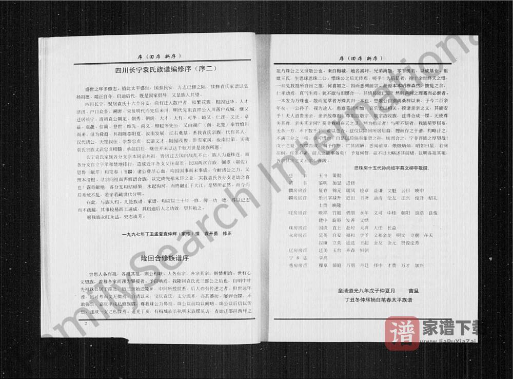 图片[2]-四川宜宾长宁袁氏族谱PDF高清电子版下载-家谱下载