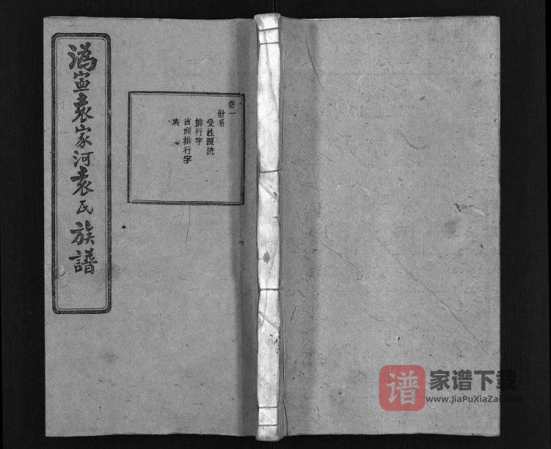 湖南宁乡沩宁袁家河袁氏族谱（汝南堂）PDF高清电子版下载-家谱下载