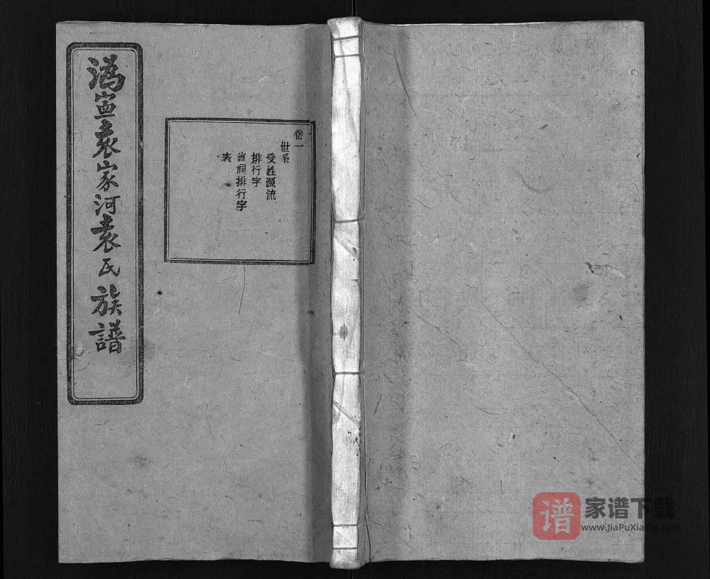 湖南宁乡沩宁袁家河袁氏族谱（汝南堂）PDF高清电子版下载