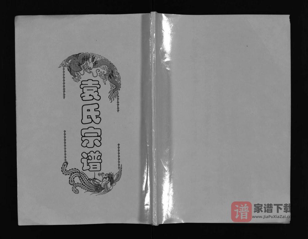 湖北黄冈袁氏宗谱（卧雪堂）PDF高清电子版下载