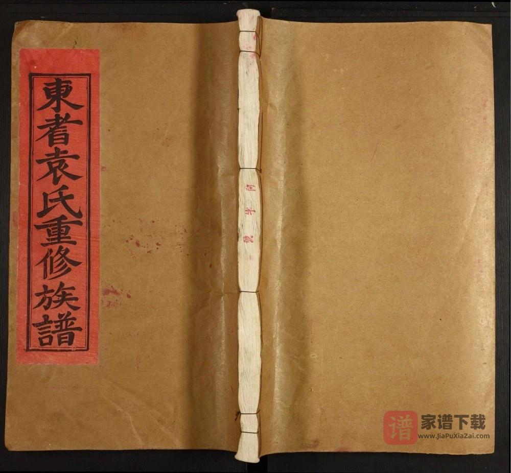 江西抚州崇仁县东耆袁氏重修族谱PDF高清电子版下载