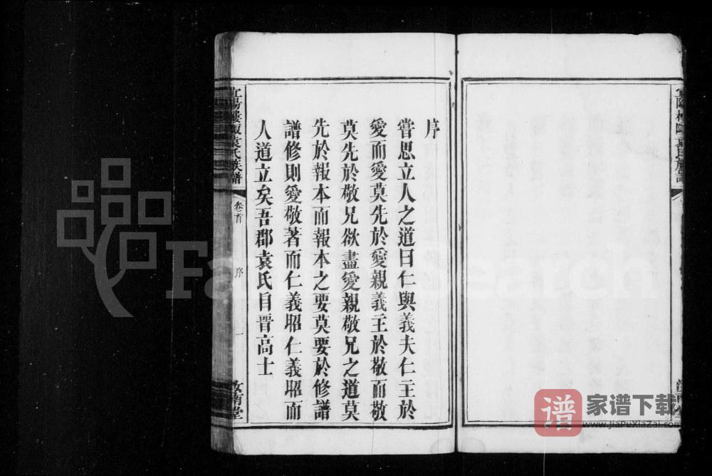 图片[2]-江西宜春宜阳楼陬袁氏族谱（汝南堂）PDF高清电子版下载-家谱下载