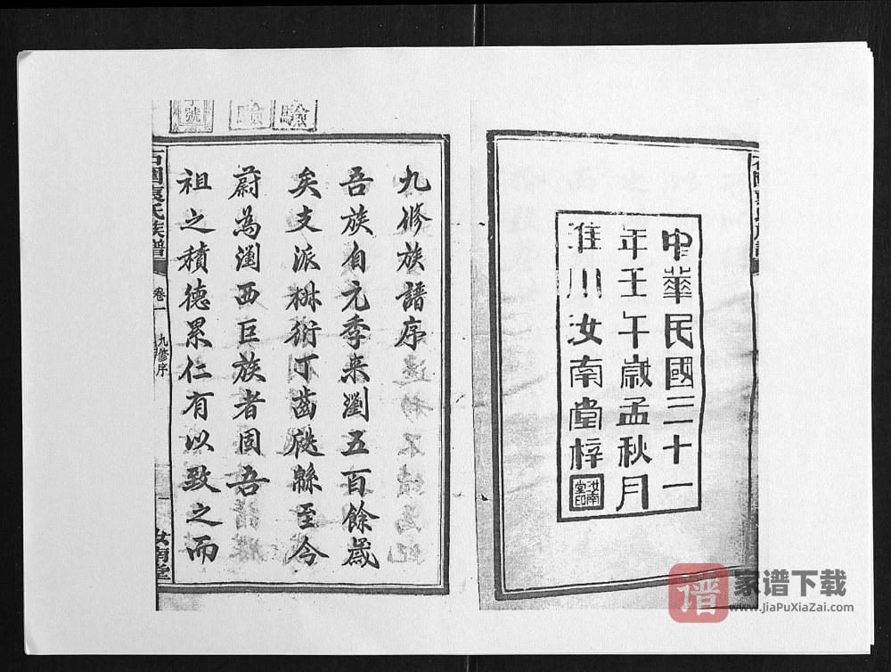 图片[2]-湖南浏阳石园袁氏族谱（汝南堂）PDF高清电子版下载-家谱下载