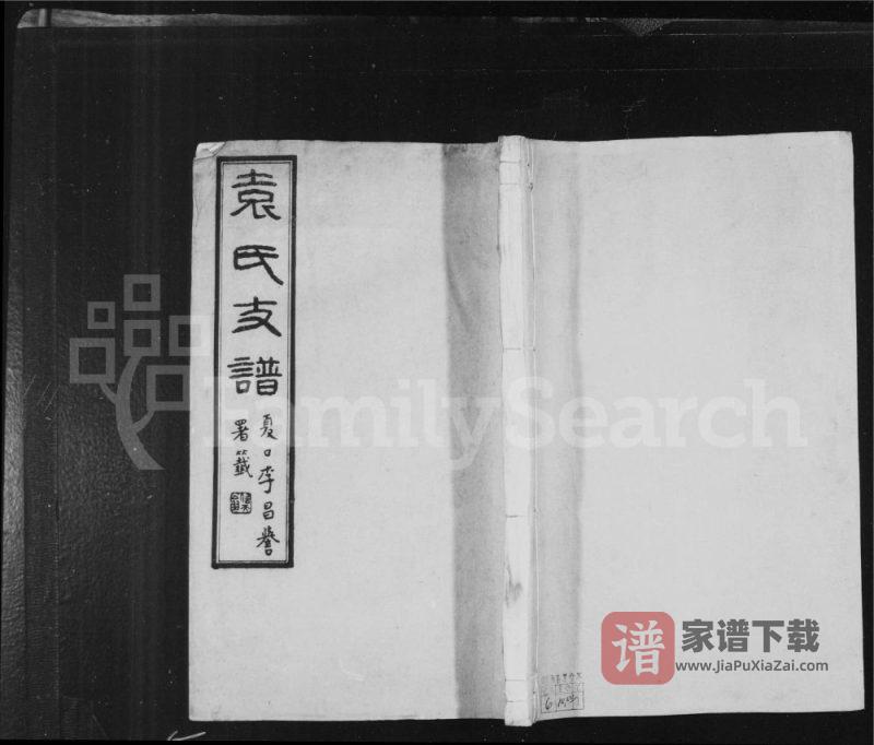 江苏镇江丹徒袁氏支谱（怀楚堂）PDF高清电子版下载-家谱下载