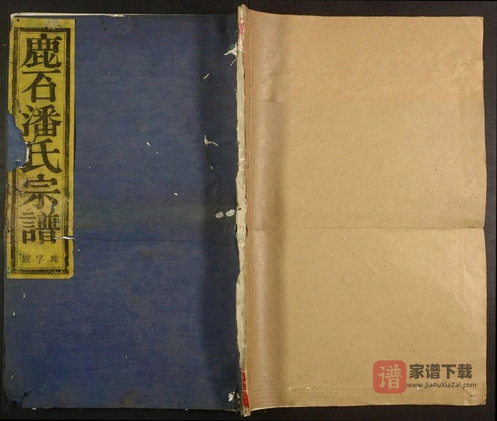 浙江绍兴新昌县鹿石潘氏宗谱PDF高清电子版下载