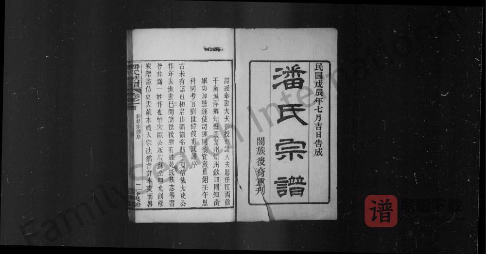 图片[2]-湖北武汉潘氏族谱（公兴堂）PDF高清电子版下载-家谱下载
