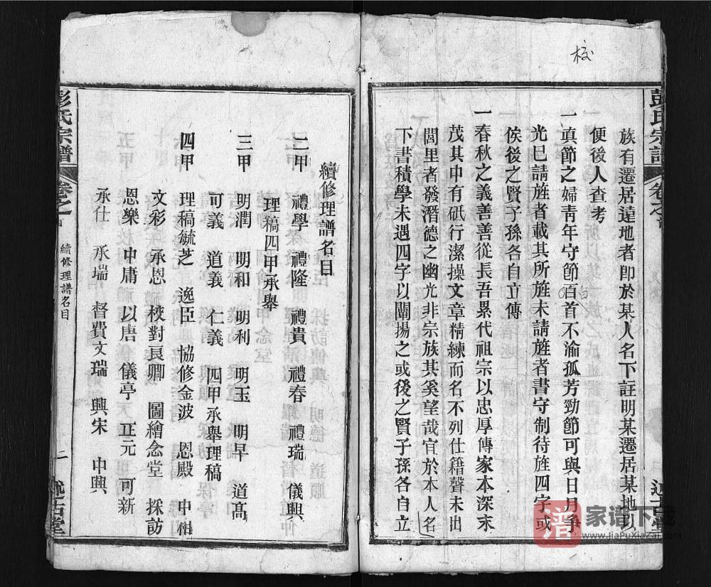 图片[2]-湖北黄冈彭氏四甲宗谱（述古堂）PDF高清电子版下载-家谱下载