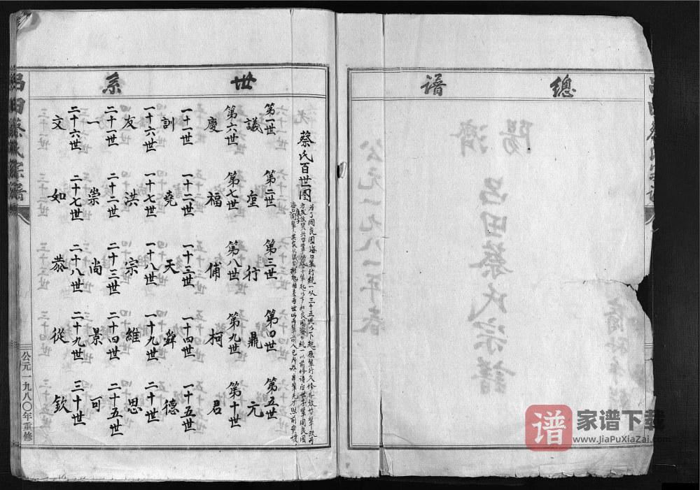 图片[2]-浙江乐清吕田蔡氏宗谱PDF高清电子版下载-家谱下载