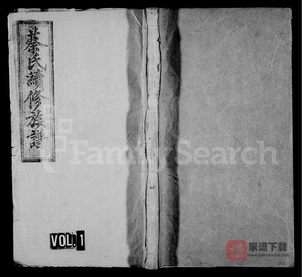 湖南益阳蔡氏族谱PDF高清电子版下载