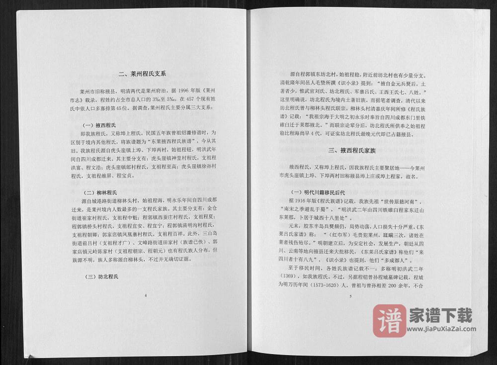 图片[2]-山东莱州东莱掖西程氏族谱PDF高清电子版下载-家谱下载