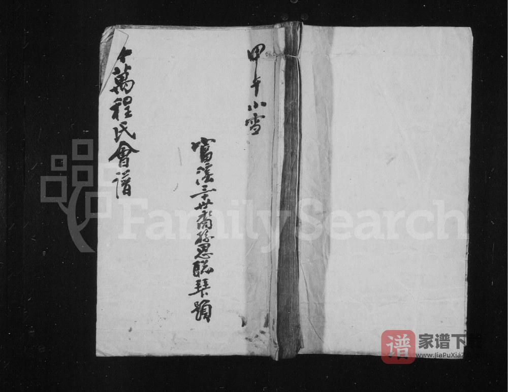 图片[1]-安徽黄山休宁县十万程氏会谱PDF高清电子版下载-家谱下载