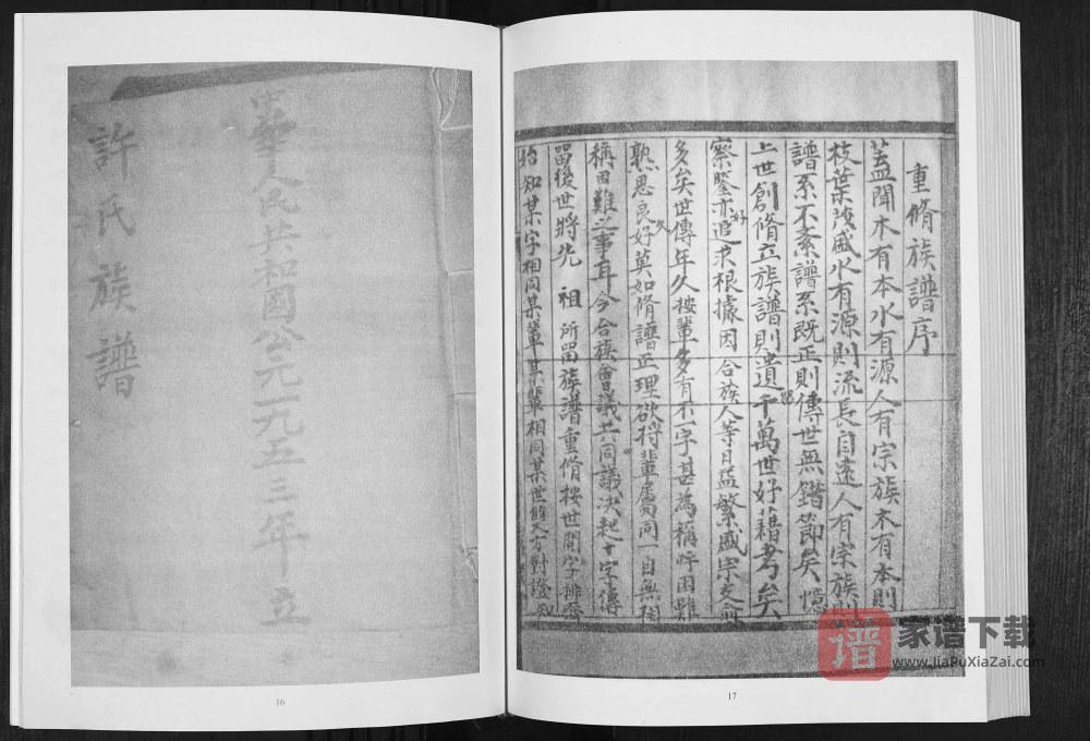 图片[2]-山东淄博许氏族谱博山茂岭支谱PDF高清电子版下载-家谱下载