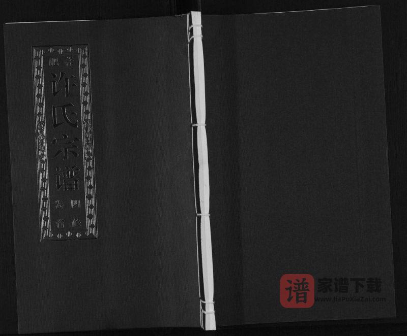安徽合肥许氏宗谱（敦本堂）PDF高清电子版下载-家谱下载