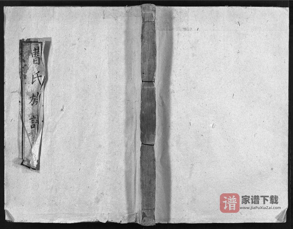 图片[1]-湖南楚南曹氏族谱（三峰堂）PDF高清电子版下载-家谱下载