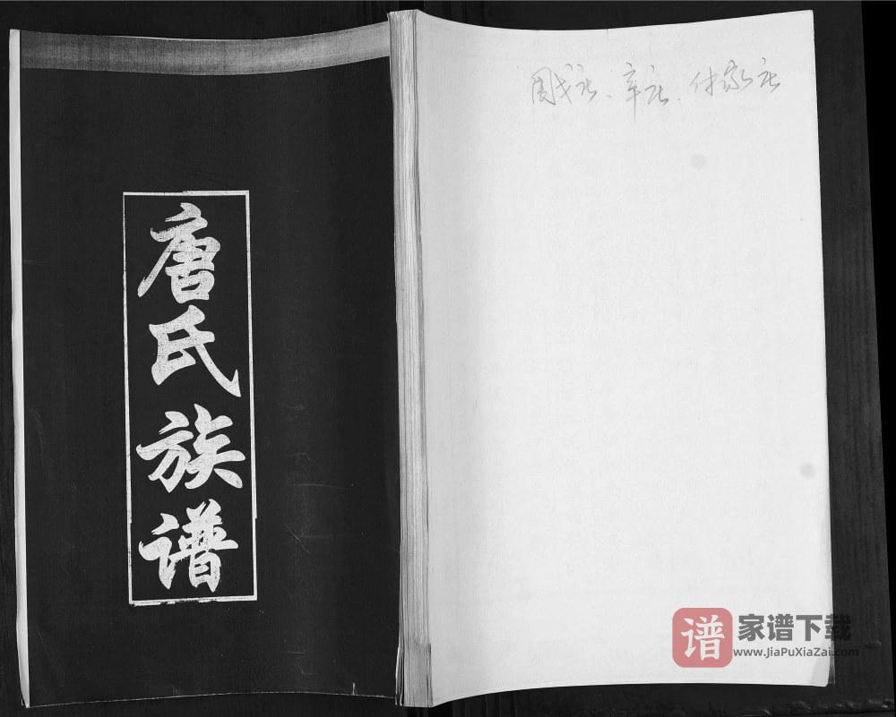 图片[1]-山东青岛即墨唐氏族谱PDF高清电子版下载-家谱下载