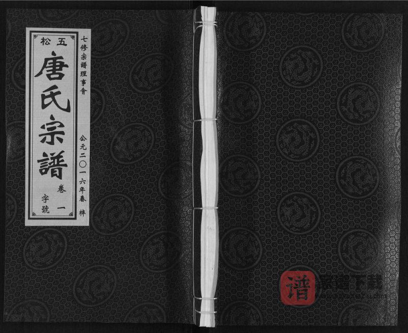 安徽铜陵五松唐氏宗谱(晋阳堂)PDF高清电子版下载-家谱下载