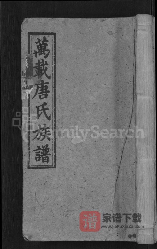 江西宜春万载唐氏族谱(晋阳堂)PDF高清电子版下载-家谱下载