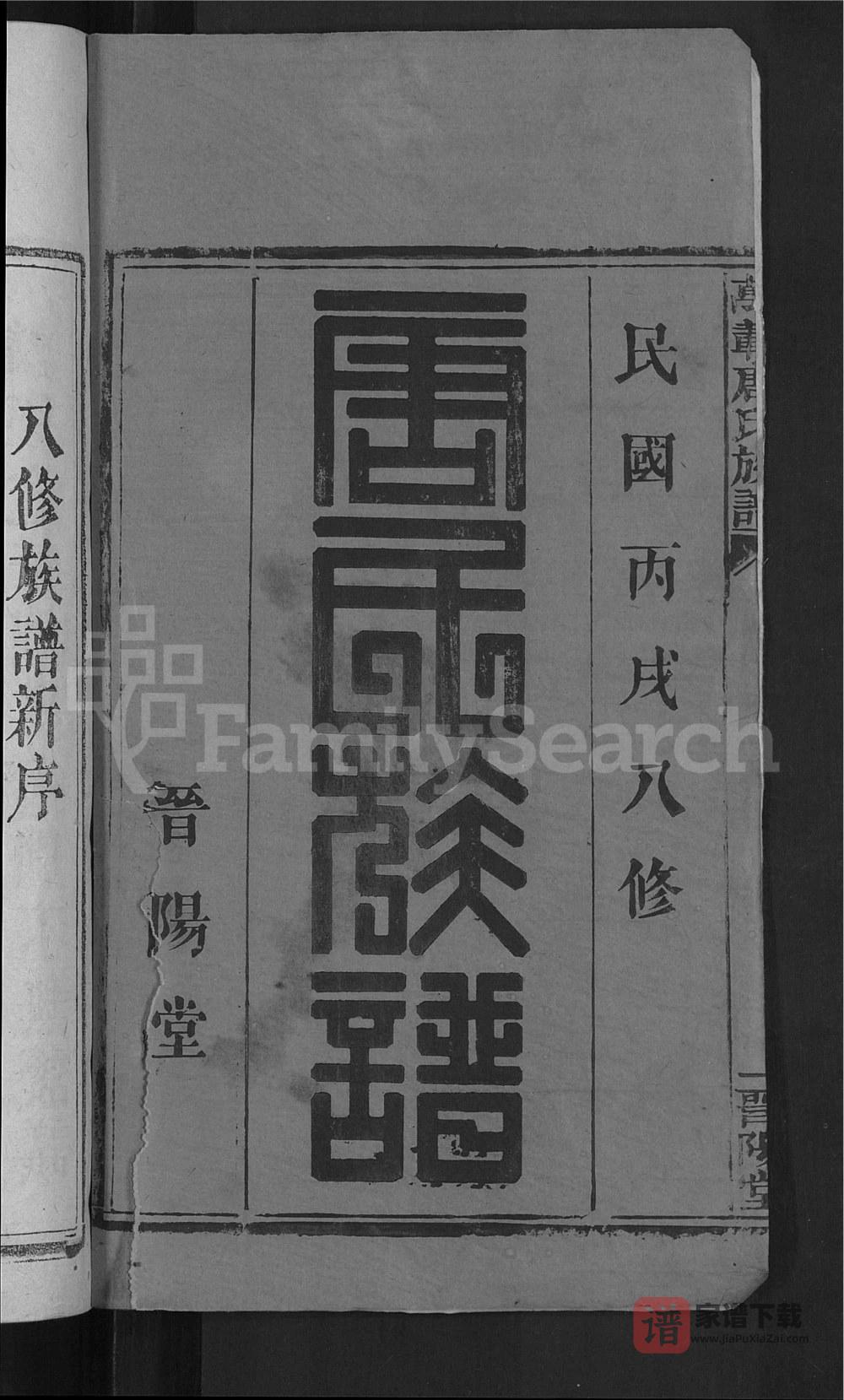图片[2]-江西宜春万载唐氏族谱（晋阳堂）PDF高清电子版下载-家谱下载