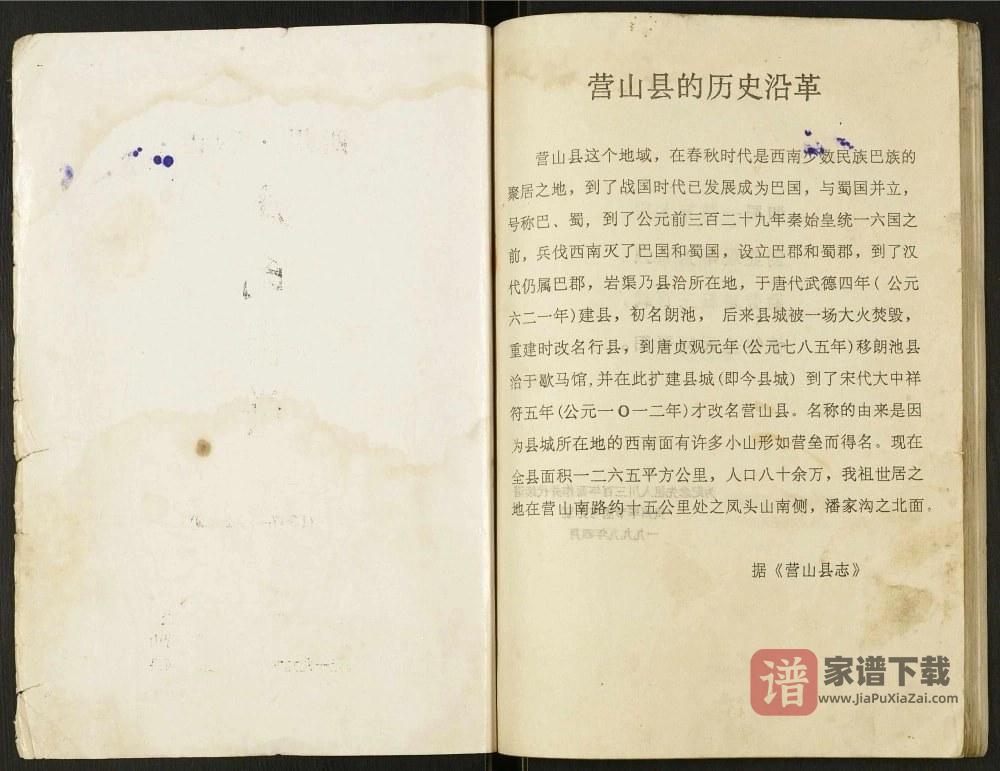 图片[2]-四川南充营山唐氏宗谱PDF高清电子版下载-家谱下载
