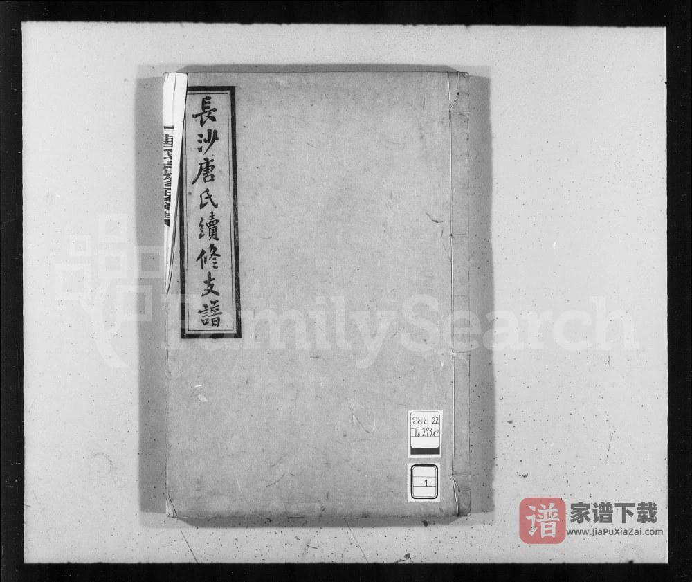 图片[1]-湖南长沙唐氏续修支谱（桐封堂）PDF高清电子版下载-家谱下载