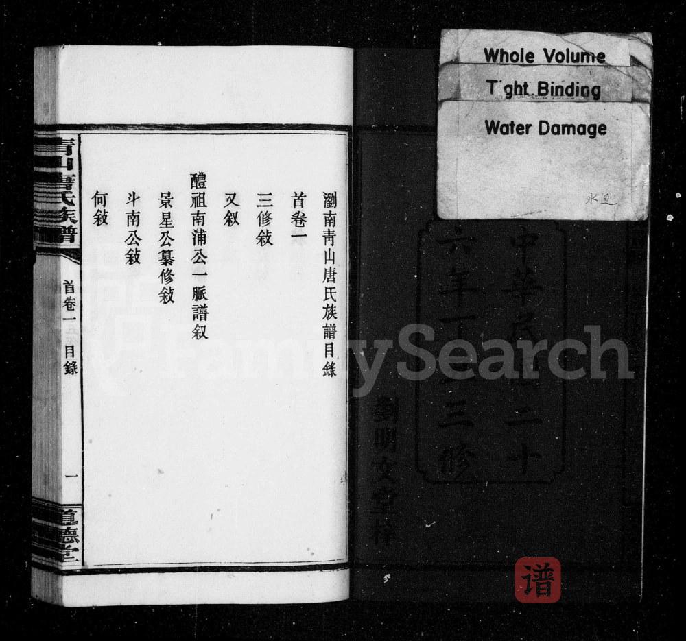 图片[2]-湖南浏阳浏南青山唐氏族谱（道德堂）PDF高清电子版下载-家谱下载