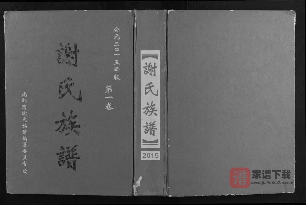 图片[1]-广西钦州灵山县北部湾谢氏族谱PDF高清电子版下载-家谱下载