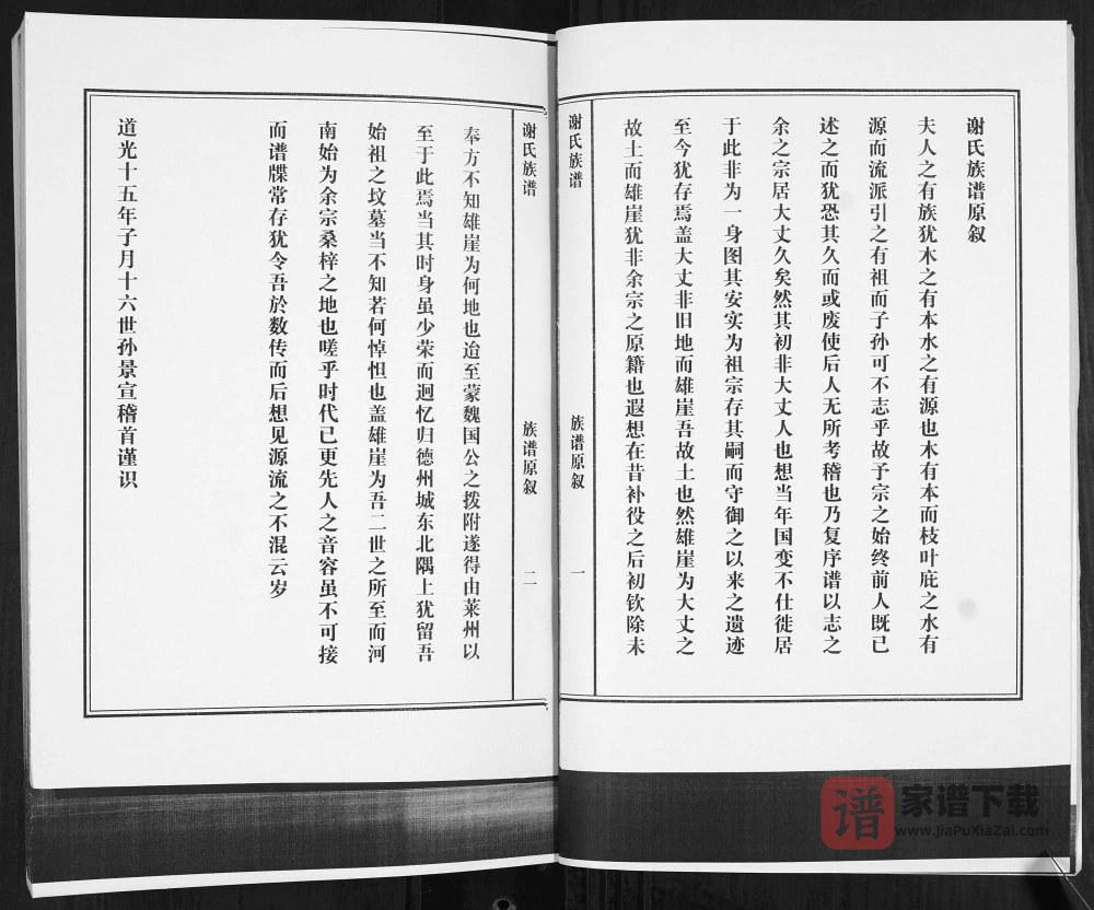 图片[2]-山东青岛即墨宫家大丈谢氏族谱PDF高清电子版下载-家谱下载