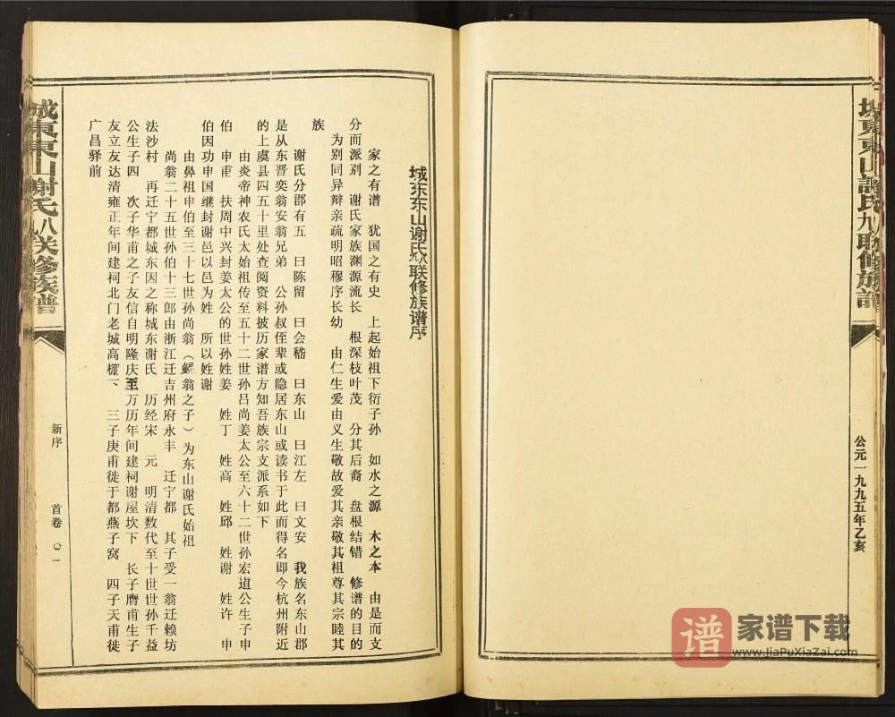 图片[2]-江西赣州宁都县城东东山谢氏八九联修族谱PDF高清电子版下载-家谱下载