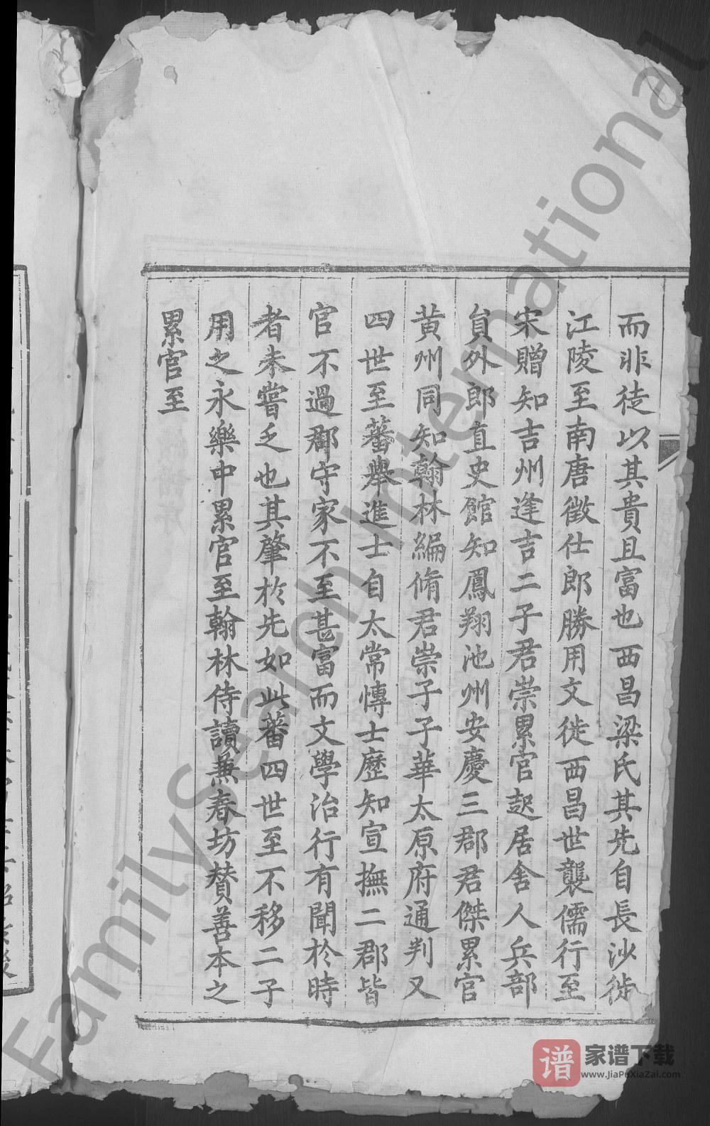 图片[2]-江西吉安泰和梁氏族谱PDF高清电子版下载-家谱下载